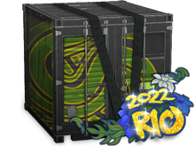Rio 2022 Storage Unit with Glitter Stickers image