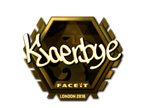 Kjaerbye (Gold) | London 2018 image
