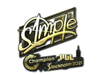 s1mple (Gold) | Stockholm 2021 image