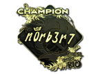 n0rb3r7 (Gold, Champion) | Rio 2022 image