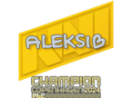 Aleksib (Champion) | Copenhagen 2024 image